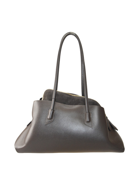 Woman leather shoulder bag...