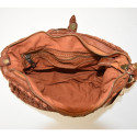 Borsa da spalla in pelle intrecciato effetto vintage - JU43847