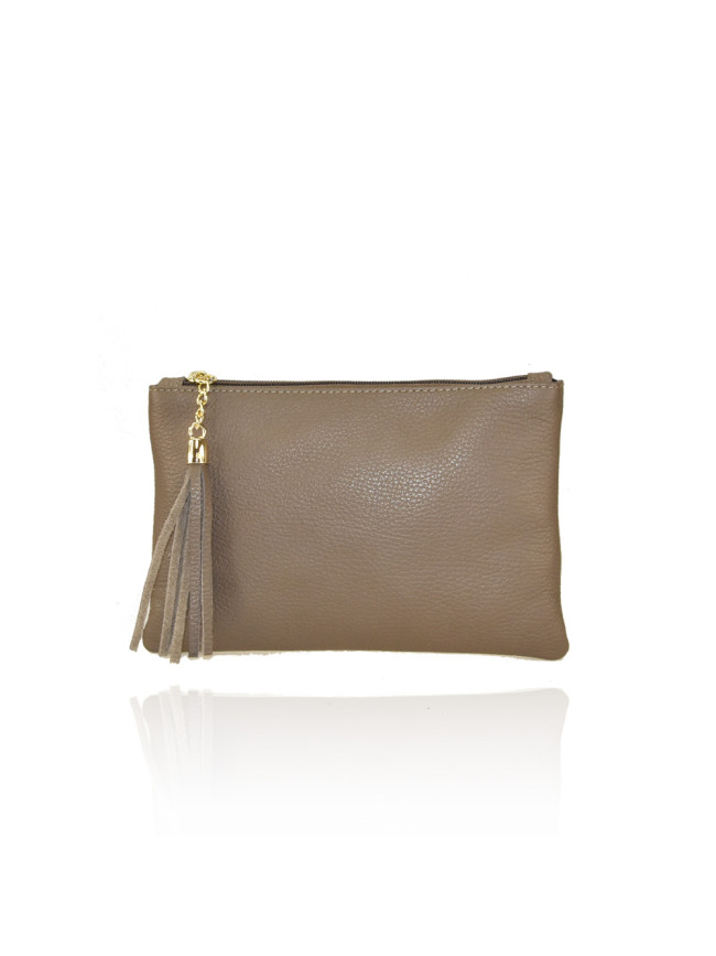 Pochette - borsetta donna in pelle -...