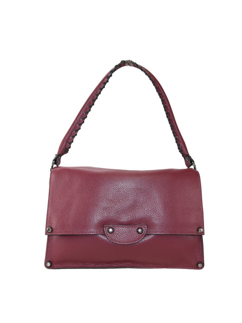 Woman leather shoulder bag...