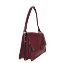 Woman leather shoulder bag 100% made italy - JU36839