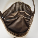 Borsa a spalla in pelle e micro fibra 100% made italy - SM65872