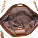 Woman synthetic leather shoulder bag - BO101