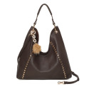 Borsa donna a spalla in ecopelle con tracolla - PF297