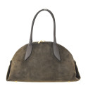 Leather shoulder bag with shoulder strap - BR39843