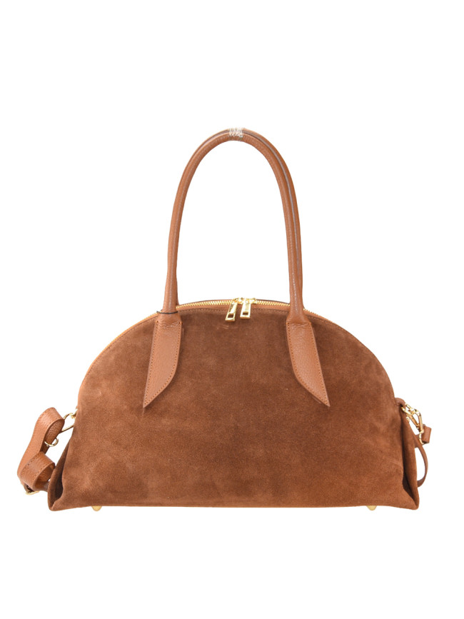 Borsa a spalla in pelle con tracolla...