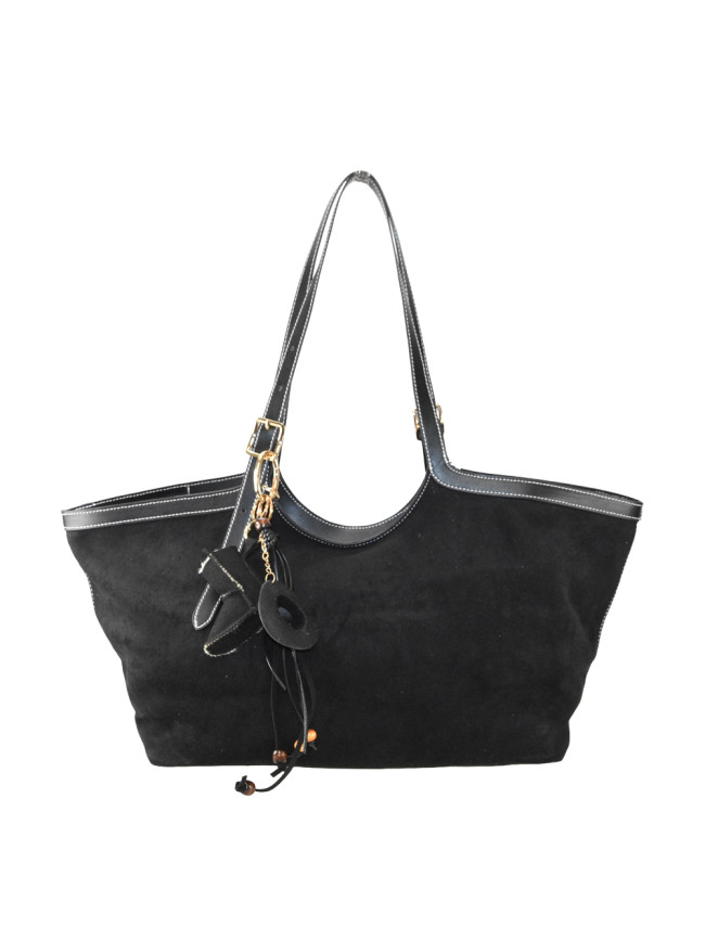 Woman synthetic leather shoulder bag...