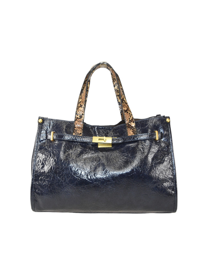 Borsa donna a mano in ecopelle con...