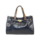 Borsa donna a mano in ecopelle con tracolla - 6307