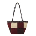 Woman synthetic stamp leather shoulder bag - PH6520