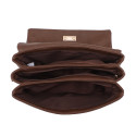 Woman synthetic leather shoulder bag - 52175