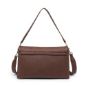 Woman synthetic leather shoulder bag - 52175