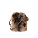 Portacellulare e pochette donna in ecopelliccia - S0313
