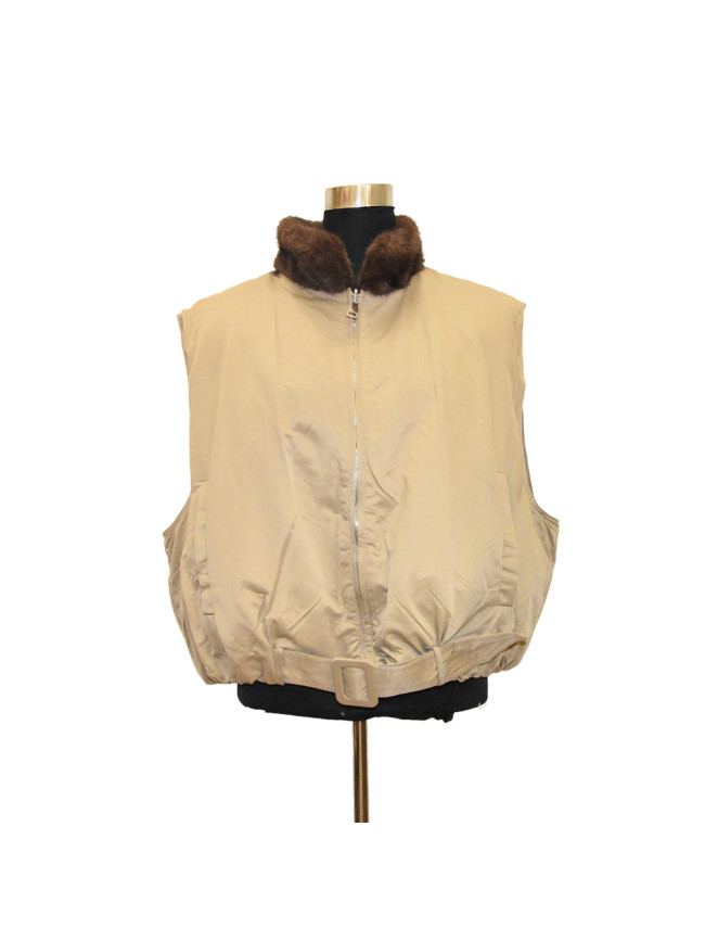 Gilet in ecopelliccia doubleface - GE354