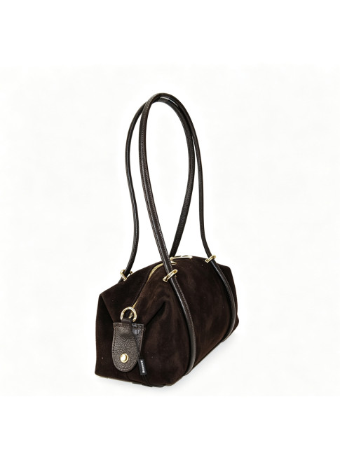Leather shoulder bag with... 2