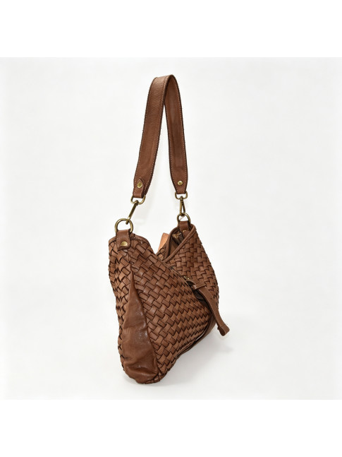 Woman washed woven leather... 2