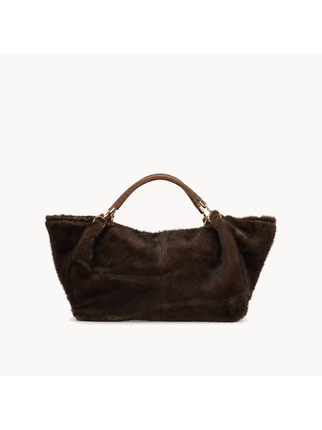 Borsa a spalla donna in ecopelliccia...