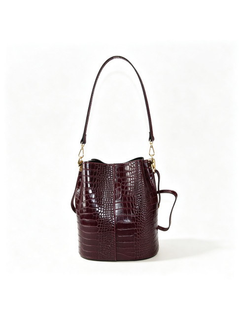 Woman stamp leather...