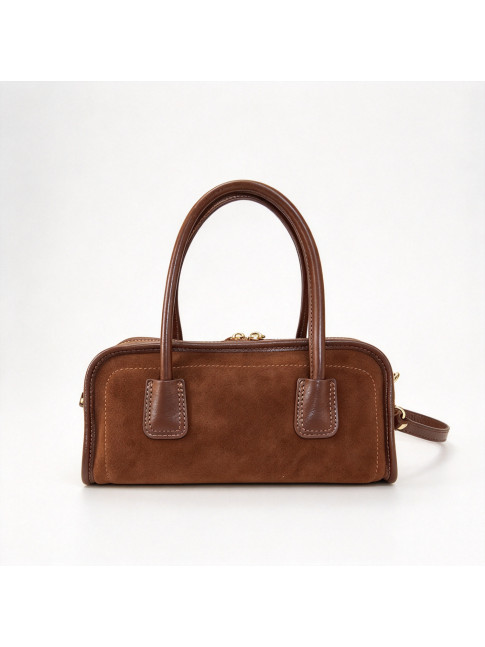 Leather hand bag 100% made...