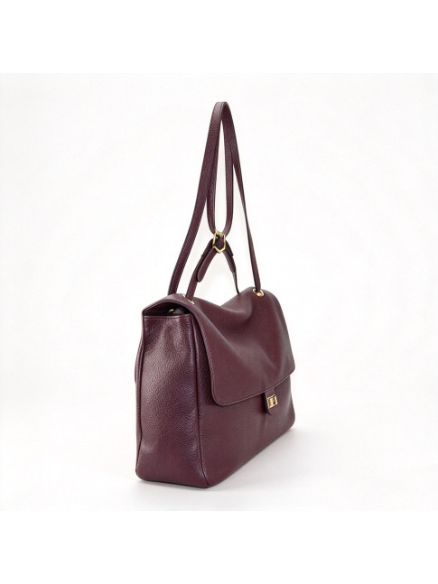 Leather shoulder bag with... 2