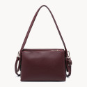 Borsa donna a spalla in similpelle con tracolla - 56012