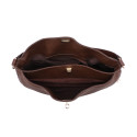 Borsa donna a spalla in similpelle con tracolla - 56020