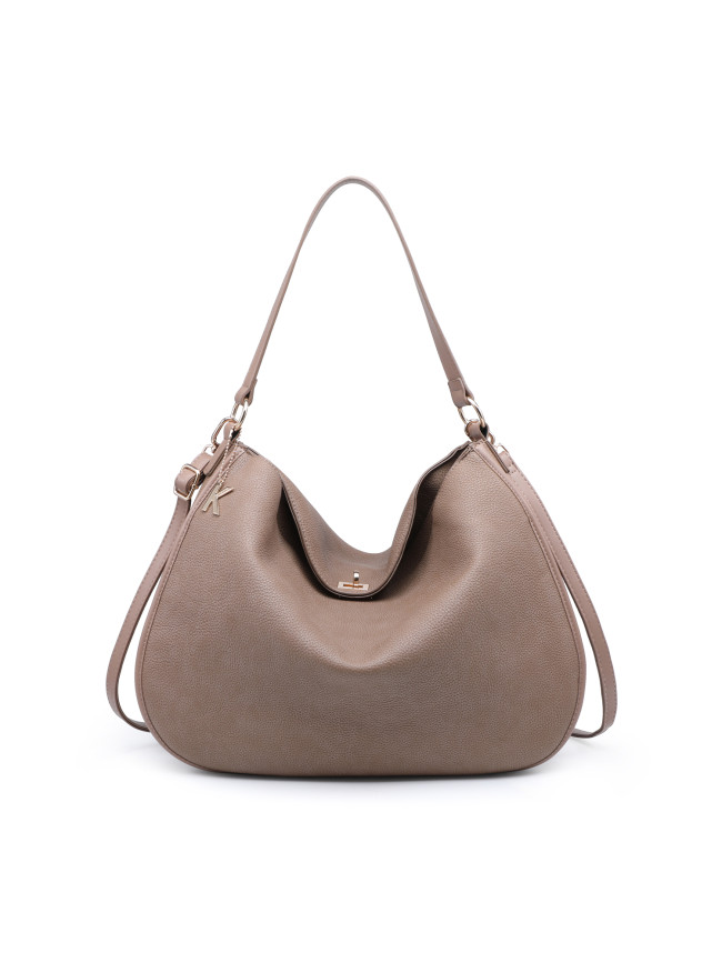 Woman synthetic leather shoulder bag...