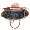 Leather shoulder bag with shoulder strap - LE32835