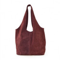Suede leather shoulder bag - CT23825