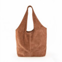 Suede leather shoulder bag - CT23825