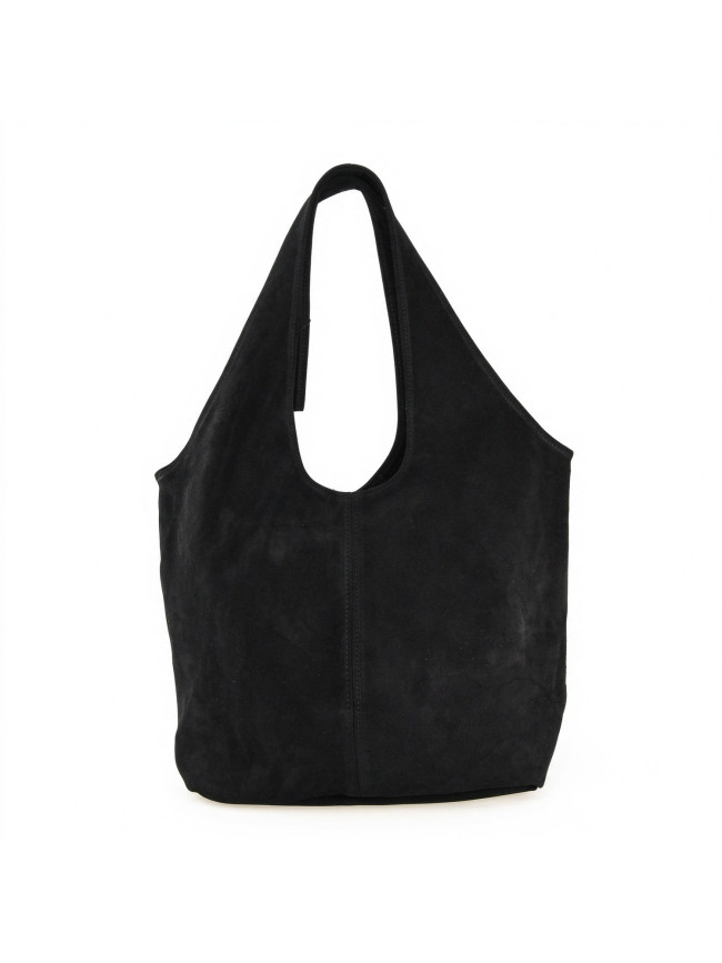 Suede leather shoulder bag - CT23825