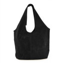 Suede leather shoulder bag - CT23825