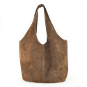 Suede leather shoulder bag - CT23825