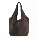 Borsa a spalla in pelle camoscio - CT23825