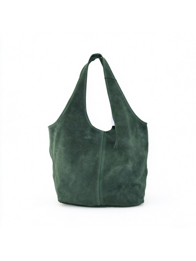 Suede leather shoulder bag - CT23825
