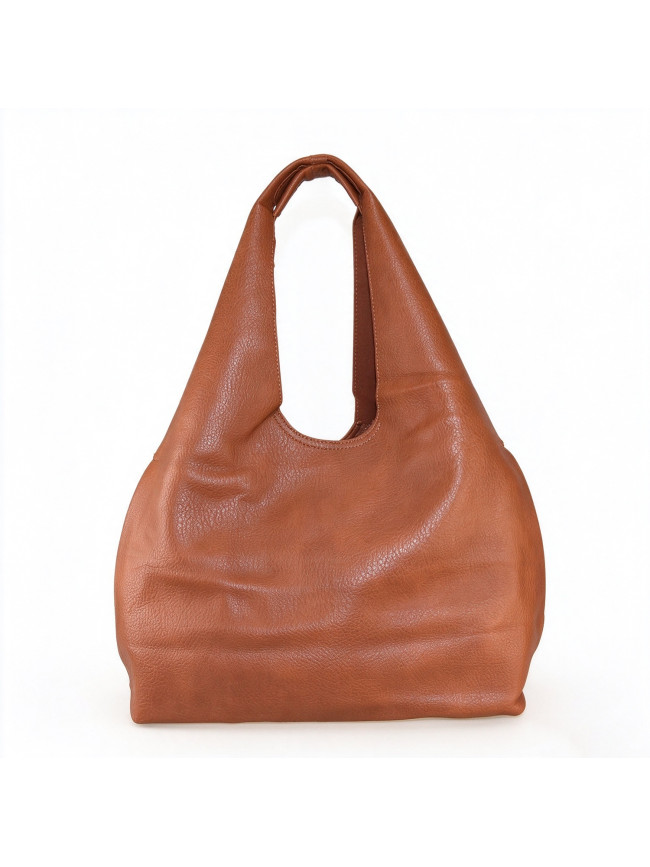 Woman synthetic leather shoulder bag...