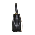 Borsa a mano in pelle e pelliccia cavallino con tracolla - YF48853