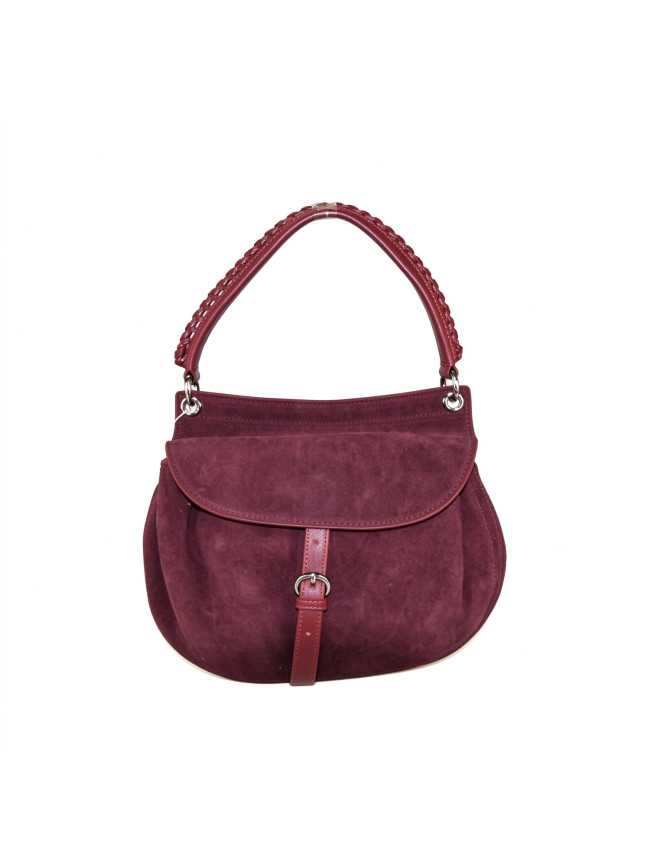Borsa a spalla in pelle con tracolla...