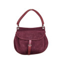 Leather shoulder bag with shoulder strap - CL49854