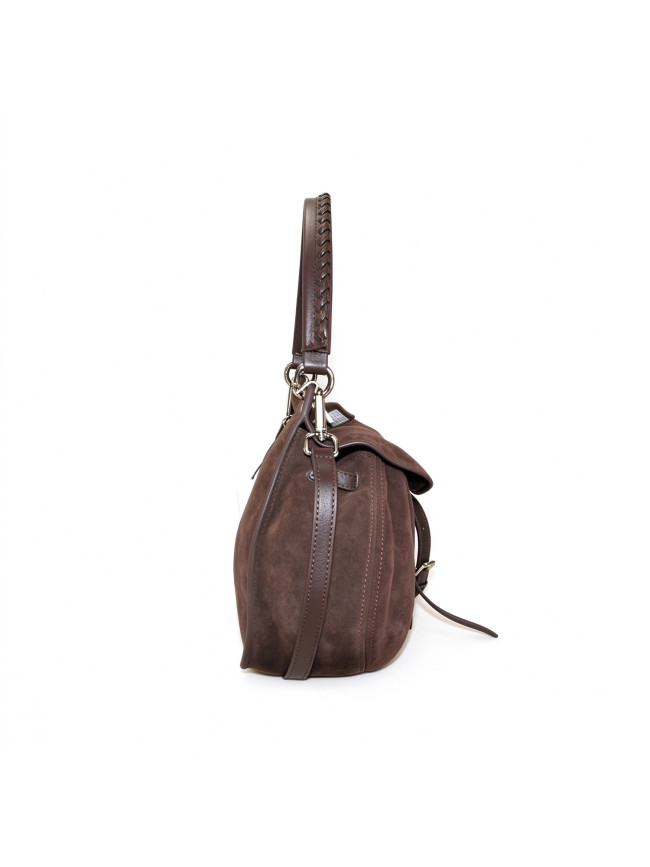 Borsa a spalla in pelle con tracolla...