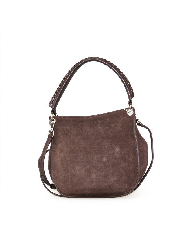 Borsa a spalla in pelle con tracolla...