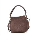 Borsa a spalla in pelle con tracolla regolabile - CL49854