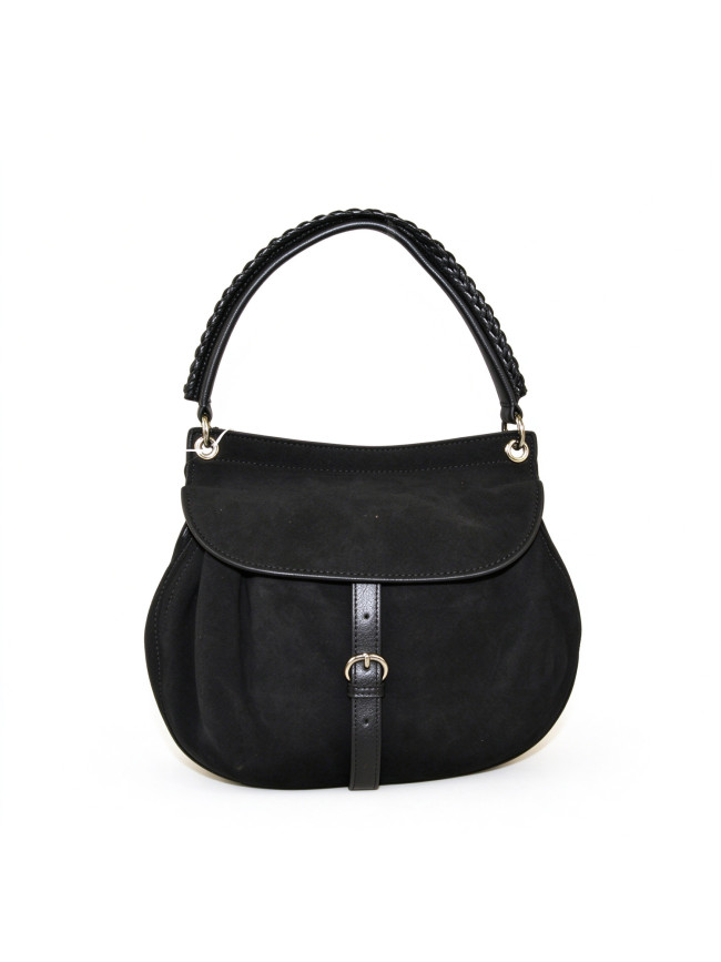 Borsa a spalla in pelle con tracolla...