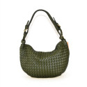 Woman washed woven leather bag - JY48853