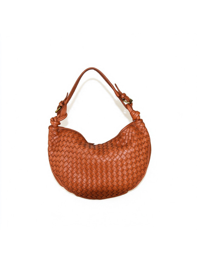 Borsa da spalla in pelle intrecciato...