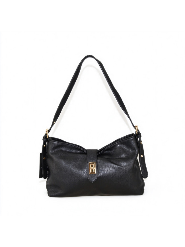 Woman synthetic leather shoulder bag...