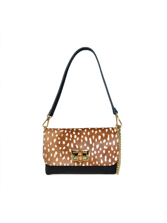 Borsa a spalla donna in pelle e...