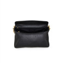 Woman leather & fur shoulder bag - AG16818