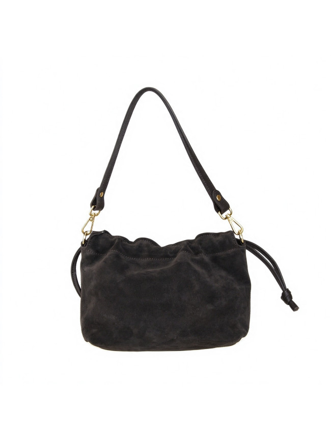 Borsa a spalla in pelle con tracolla...