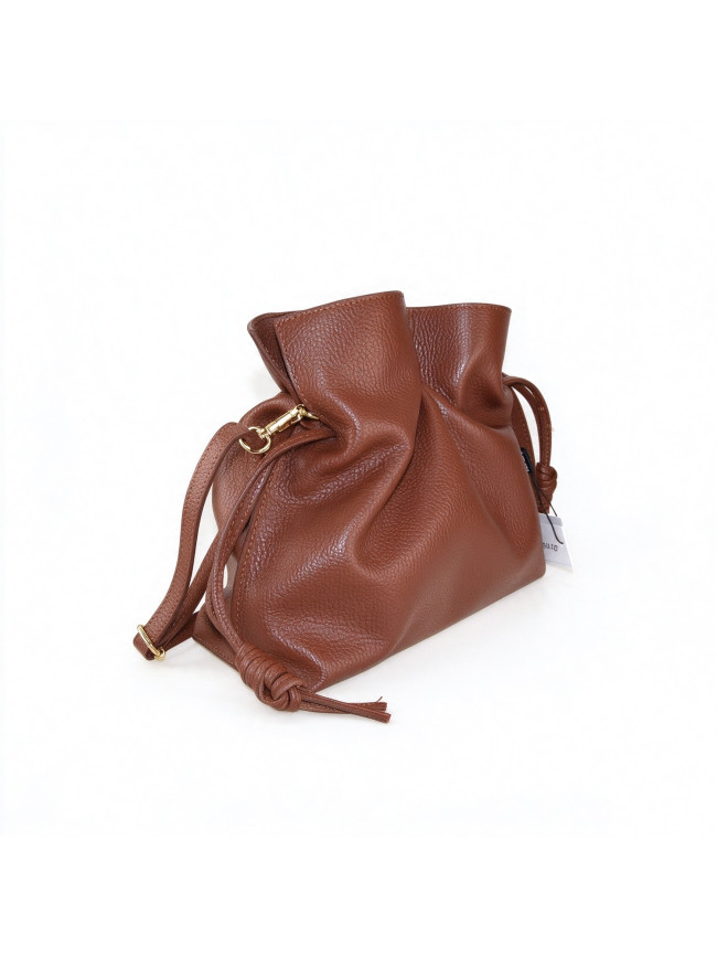 Borsa a spalla in pelle con tracolla...